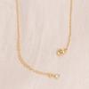 Simple Stainless Steel Horse Eye Zircon Necklace Fashion Elegant Crystal Collarbone Chain For Women Trendy Jewelry Accessories