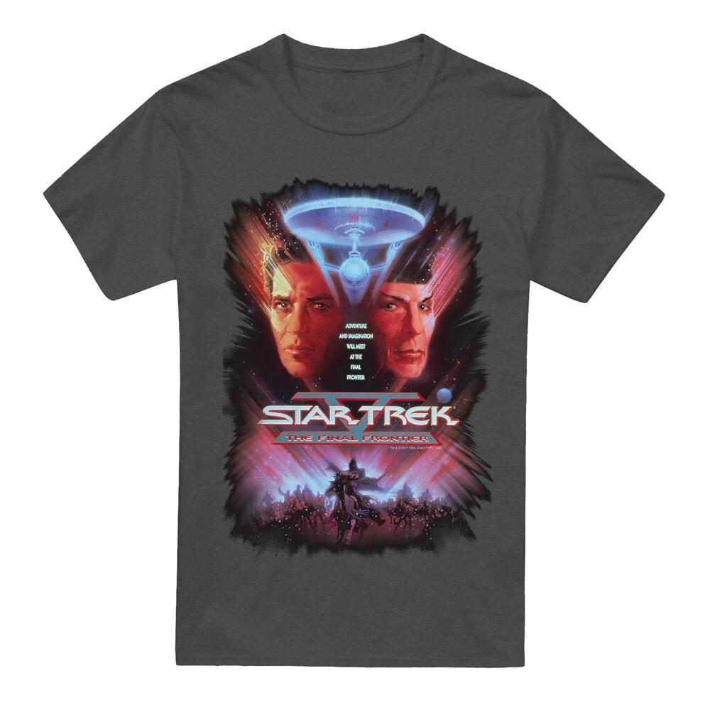 Star Trek The Final Frontier(Movie) T-Shirt S-3XL, Charcoal 4XL