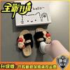 Cute Plush Cotton Drag Girls Keep Warm and Comfortable Autumn and Winter Fashion Casual Non-slip Slippers Thick-soled Cartoon Fluffy Shoes