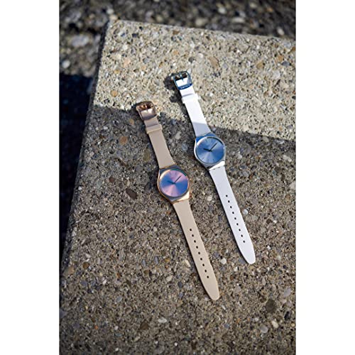 Swatch Optical White Skin Irony Watch, SYXS141, White
