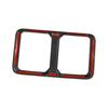 Carbon Fiber Style Rear Armrest Box A/C Outlet Vent Cover Trim For BYD Shark
