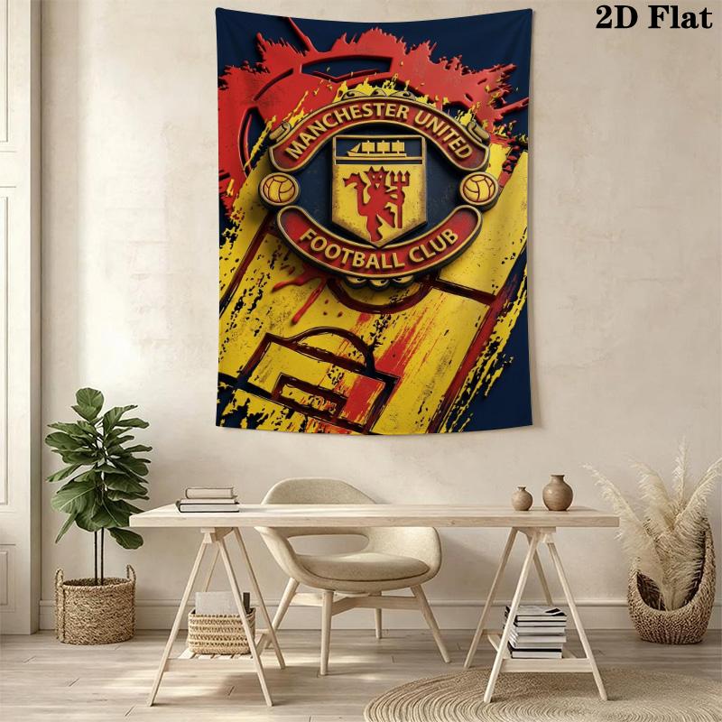 Manchester Crest Artwork Bedding 1 Duvet Cover 2 Pillowcase Without Core Christmas Birthday Gift Duvet Cover And Pillowcase
