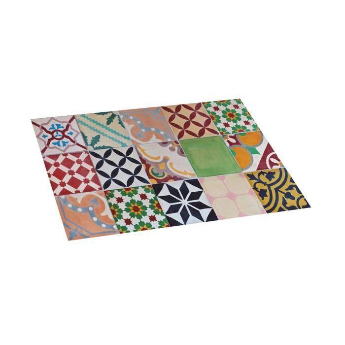 Storplanet tapis vinyle PVC Recyclable Croma Mosaico 45 x 75 cm