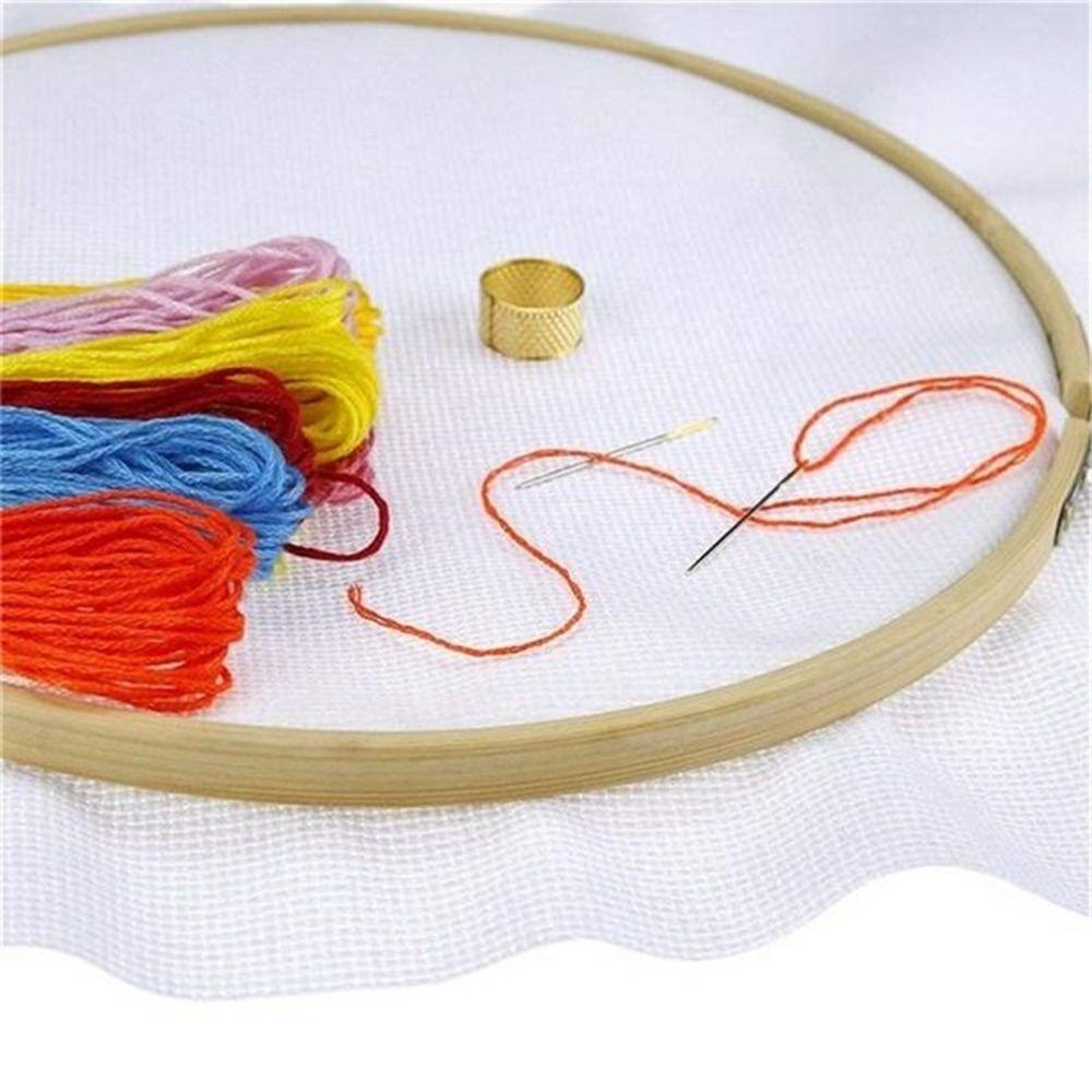 Has Defect Point Needlework Stitching Cross Stitch Embroidery Tool Fabric Canvas Aida Cloth