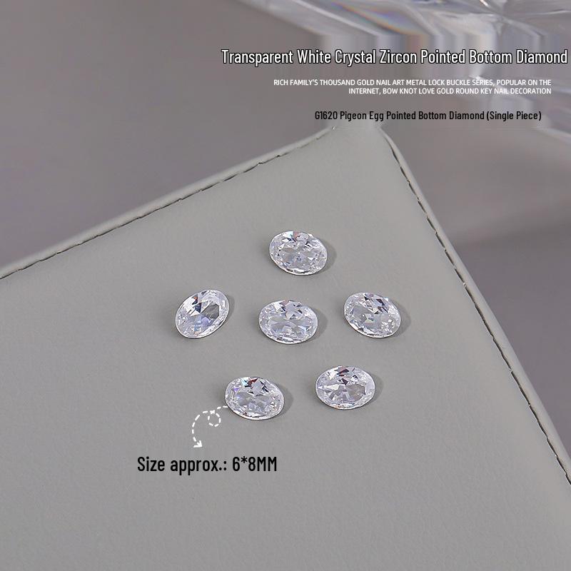 

Циркон Стразы Ювелирные изделия для ногтей - Высококлассные Прозрачные Аксессуары Леденец