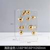 European-style Square Acrylic Cover Ball Ornaments Living Room Porch TV Cabinet Model Room Home High-end Decorations Modern