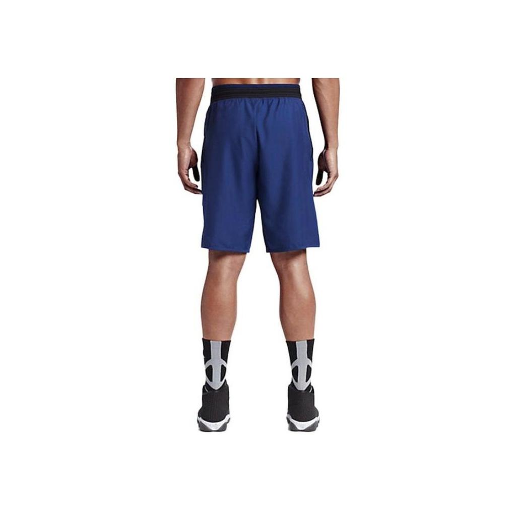 Jordan Logo Print Straight-Leg Loose Shorts Men Bottoms Blue 821918-455