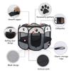 Durable Grip Octagonal Pet Fence Waterproof Oxford Cloth Dog Kennel Cat House  Home Furnishings