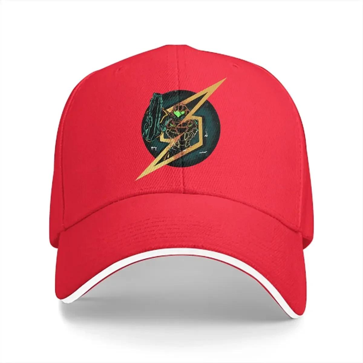 Samus Lightning Ball Baseball Cap Unisex Hats Women Visor Protection Snapback Super Metroid Caps One Size