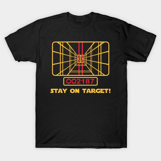 Men Black Print T-shirt Stay On Target No-Cut Transfer Paper Print Cotton Tshirt S чёрный