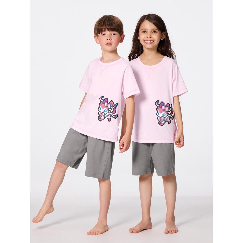 

GU by Uniqlo Детский унисекс-лаундж-сет Pokemon 10 PINK/140cm