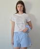 MARGARIN FINGERS Lace Print T-Shirt (White)