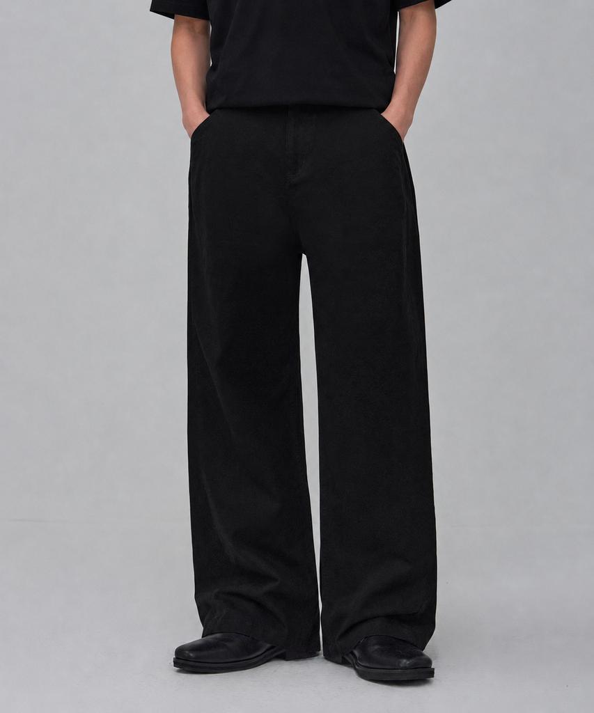 Awodeijeu Side Tuck Washed Cotton Chino Pants [3 Colors]