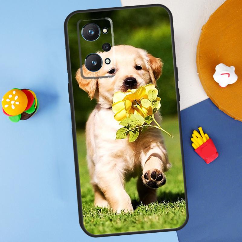 Golden Retriever Dog For Realme GT 6 6T 5 GT7 Pro C61 C75 C55 C51 C21Y C25S C67 C53 13 12 10 11 14 Pro Plus Case
