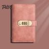 Cash Budgeting Binder Lockable Savings Book with 100 Slots, Three-Digit Password Lock And Transparent Pages Budget Management Notebook Design,