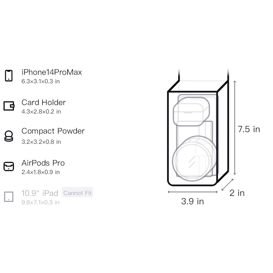 New Anta Fabric Shoulder Bag, Crossbody Bag Regular Unisex Black 192220129R