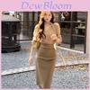 Lolita Style Long Sleeve Tiedye Shirt With Mini Skirt For Women Summer Fashion