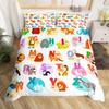 Erosebridal Mermaid Tail Bedding Set,Nautical Sea Animal Duvet Cover Twin Size for Kids Child,Fish Scale Sparkle Sequins Comforter Cover Oce