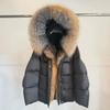Winter New Temperament Goose Down Jacket Women's Natural Real Gold Island Fox Fur Collar Thickened Warm Jacket