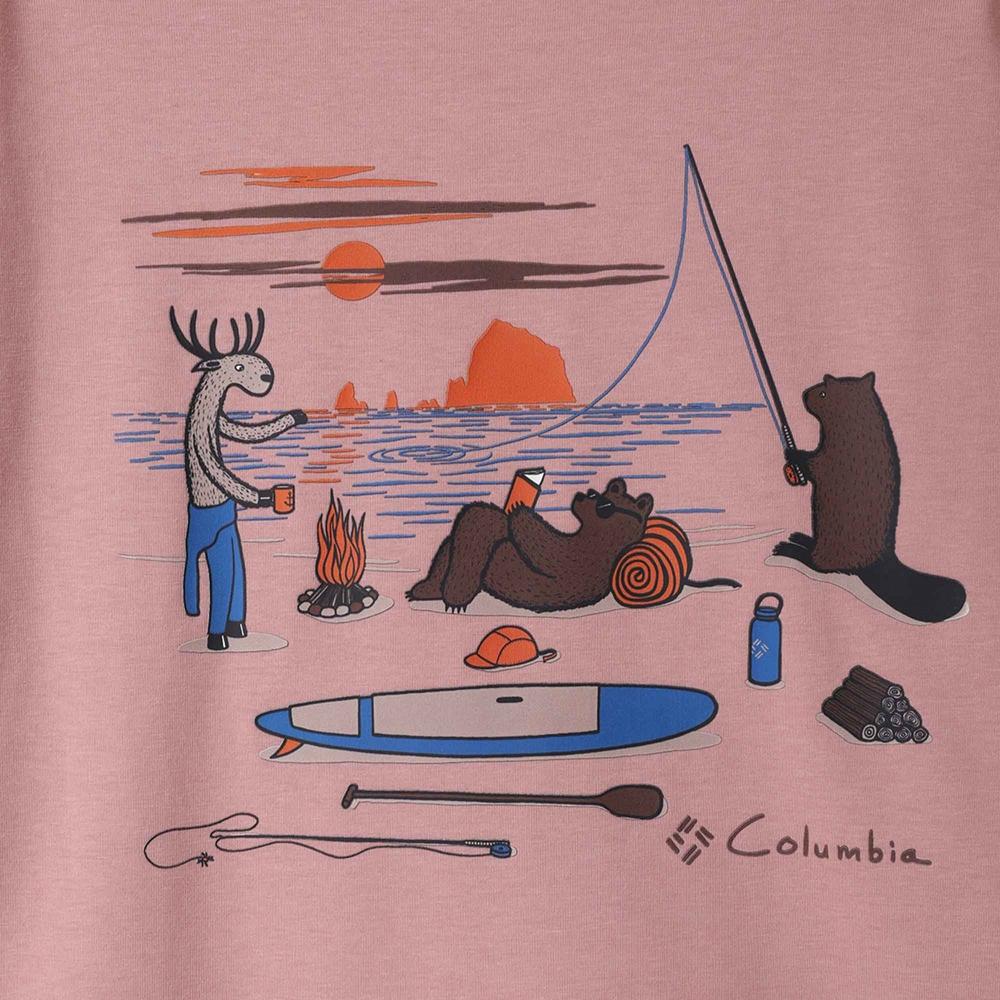 COLUMBIA [Jonas Collection] Unisex Lake To Avenue Graphic Short Sleeve T-Shirt