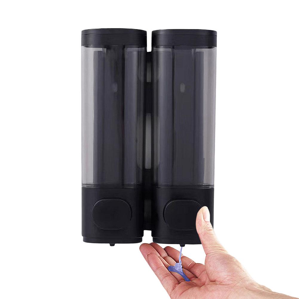 Triple 350ml Shower Bath Shampoo Dispenser Multi-Purpose Wall-Mount Body Wash Dispenser Large Capacity for Bathroom Accessories