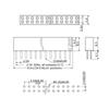 HUIJUN 2.54mm Double Row Pin Header Socket