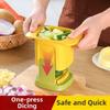 Manual Dicing Vegetable Chopper Multi-functional Onion Slicer Vegetable Shredder  Meal Prep