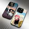 Popular Gal Cute T-Tani X S-Suzuki Phone Case For iPhone 16 17 15 14 12 13 Pro Max Black Candy Matte Shockproof Cover
