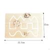 Activity Board for Preschool Learning, Wooden Skill Development Toys Kids Aged 2-3