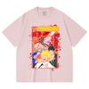 230 Gsm 100% Cotton Chainsaw Man V26 Print Unisex Heavy Cotton T Shirt