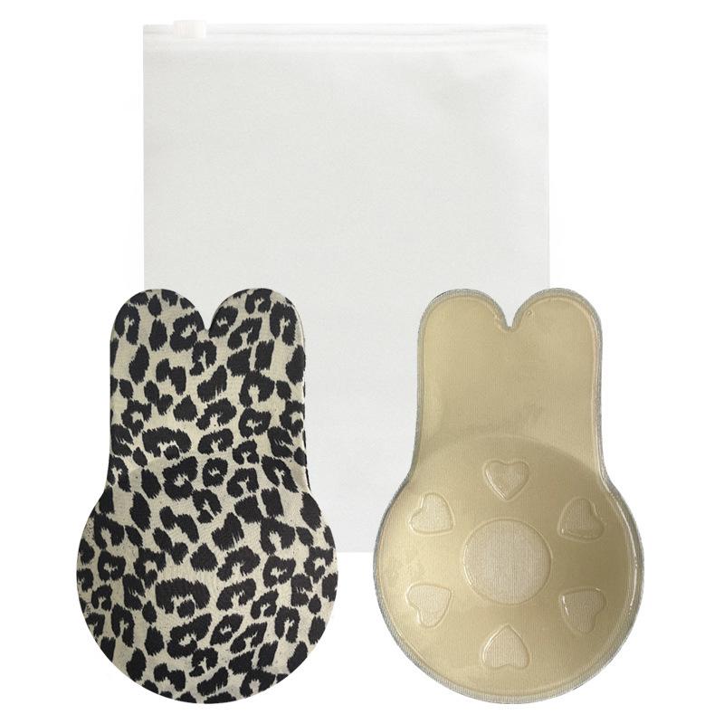 Bunny Ear Silicone Push-Up Bra: Strapless, Self-Adhesive, Invisible Uplift Nipple Covers