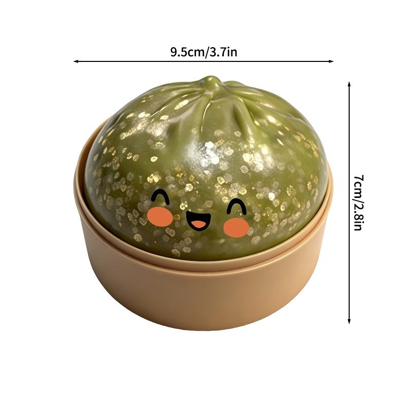 Squishy Glitter Dumpling Simulation Dumpling Stress Relief Fidget Gifts Squeeze Ball Soft Decompression Favor Gift Home Ornament