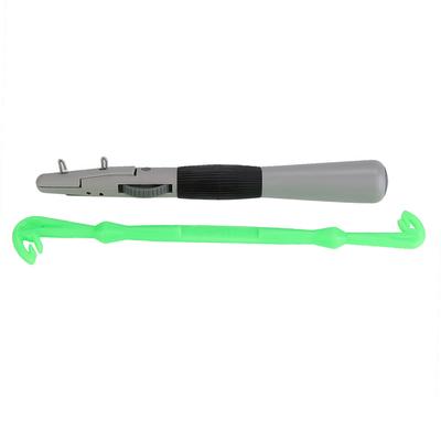 Manual Fishing Hook Tier Line Tying Tool with Sub Line  Double Hook Fast Knot Tyer Tools