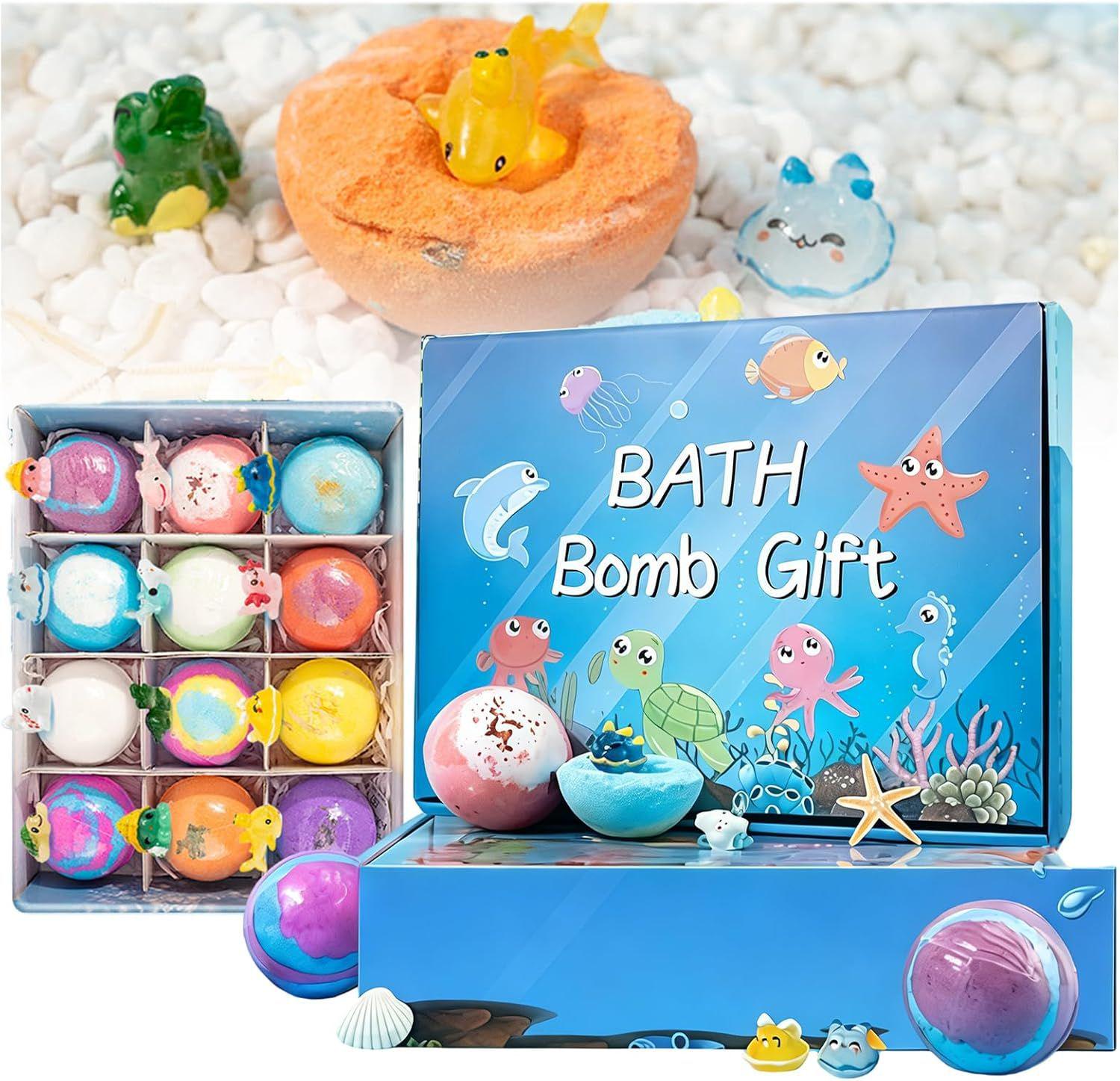 Dětské mořské překvapivé koupelové bomby - Zboží skladem přes hranice blue