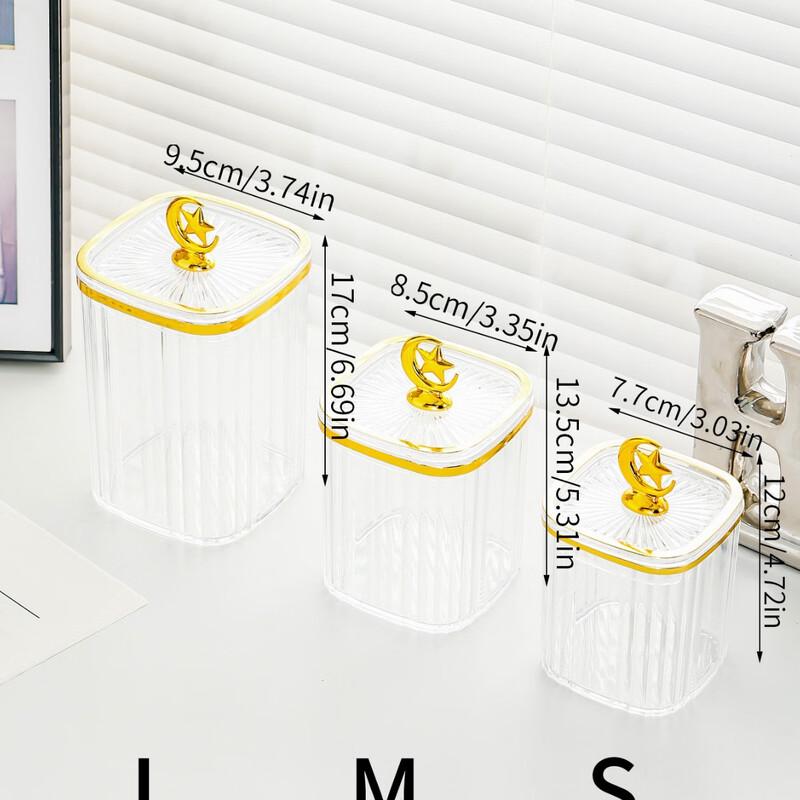 ZISIZ Transparent Sealed Storage Jar