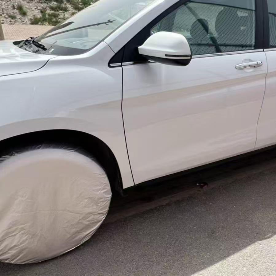 Thickened Oxford Cloth Spare Tire Cover - Sun & Dust Protection