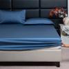 100% Cotton Fitted Sheet Cover Single Bed Modern Minimalist Style A-Grade Pure Bedding Babies Kids Adults