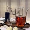 Transparent High Borosilicate Glass Teapot with Handle