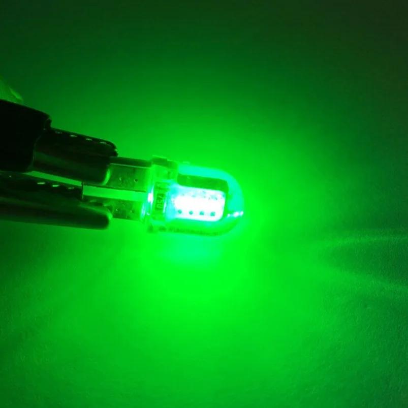 10Pcs T10 W5W LED Canbus Error Free Light COB T10 LED Light Lamp T10 W5W LED Bulb White Instrument Lights Lamp Car Accessories