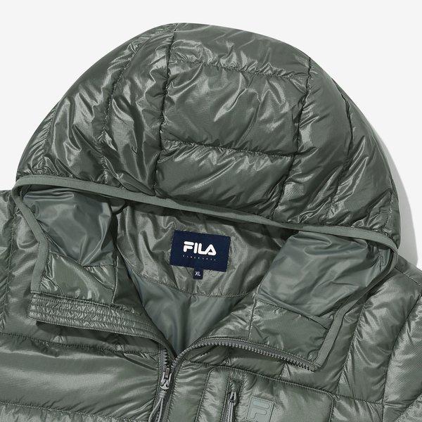 Fila Lightweight Glossy Ripstop Hooded Down