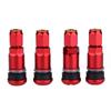 4pcs Universal Metal Car Motorcycle Tubeless Wheel Tyre Valve Stems Caps Aluminum Alloy Tire Air Valve Stems Car Accessories Valve Stems 1