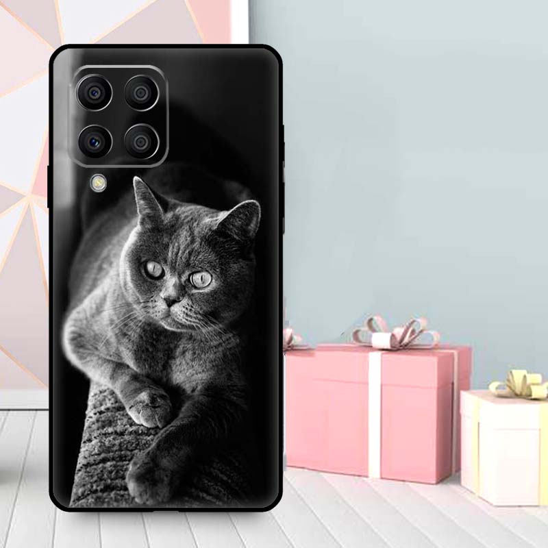 

Beautiful Grey British Shorthair Cat Case For Samsung Galaxy M35 M56 M12 M06 M32 M52 M55 M15 M11 M13 M14 M16 M36 M31 M53 M34 M54 Samsung M35
