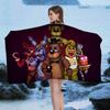 Classic F-Fnaf Horror Game Beach Towel Colorful Bath Towels For Girl Quick Dry Custom Sand Free Beach Yoga Spa Gym Pool