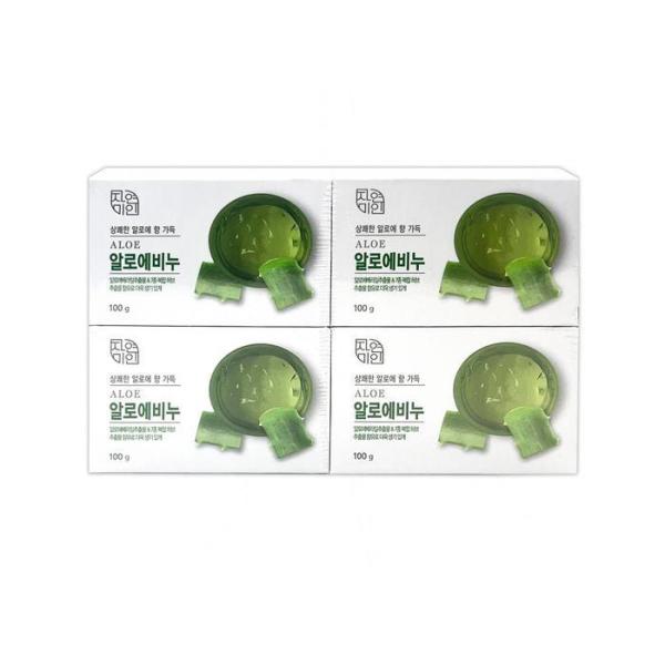 [JHN68S35_51JF] Aloe Soap 100g x 4P -O (29358063)