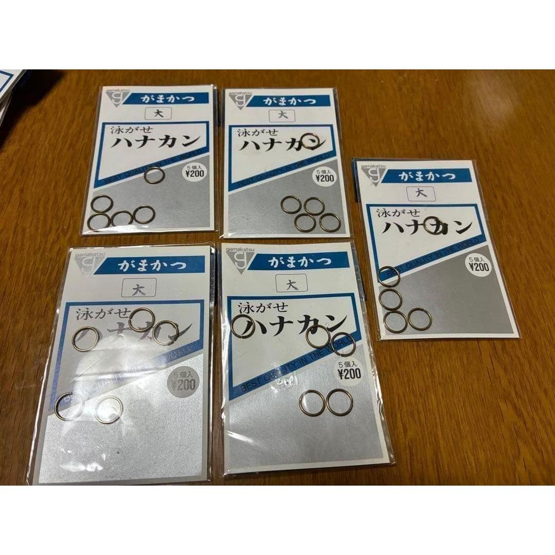 Used [Unused] Gamakatsu Swimming Hanakan Big No. 5 bag set Ayu fishing tackle Parts 3