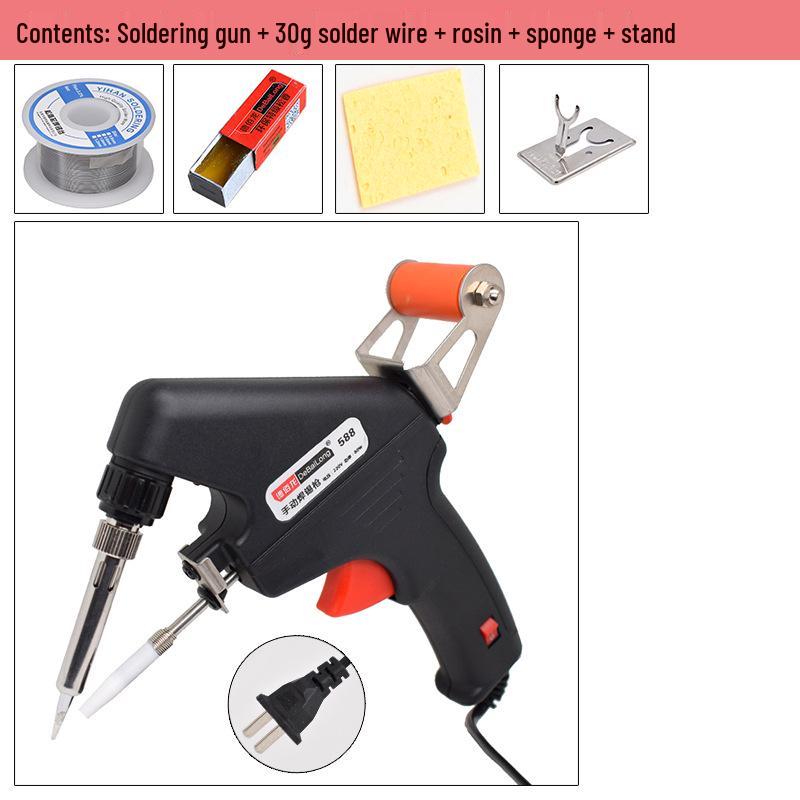 80W Constant Temp Electric Soldering Iron Set for Household Electrical Repair