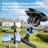 Mobile Phone Strong Magnet Holder for iPhone Gym Adjustable 360° Rotation Stand Double-sided Magnetic Suction Anti-shake Bracket