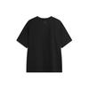 Li Ning Herbal Tea T Shirts Men's Black Crew Neck Moderate Straight Fit AHSU671-1