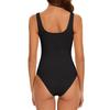 Women's Fashionable Seamless Ribbed Vest, Slimming Waist, Hip-Lifting, Shapely Round Neck Bodysuit, Shaping Suit