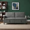 Storage Sofa In Dark Grey 172 X 78 X 87 Cm Polyester